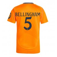 Camisa de Futebol Real Madrid Jude Bellingham #5 Equipamento Secundário 2024-25 Manga Curta